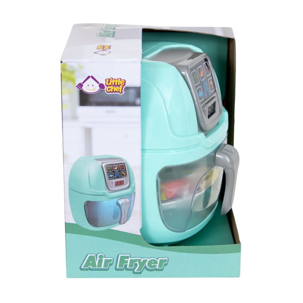 Friteuza cu lumini si sunete, Little Chef, Air Fryer, 9 accesorii