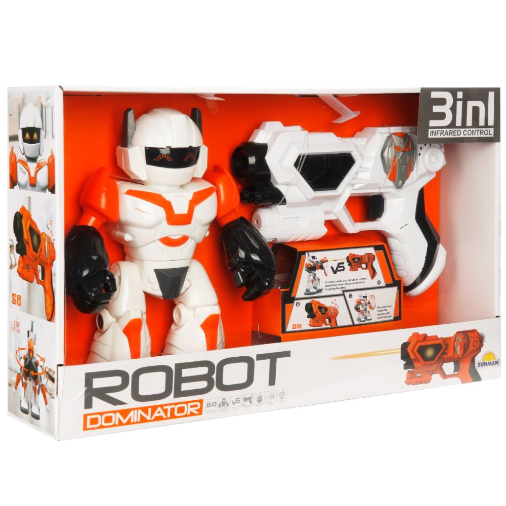 ヒットマン Robot interactiv 3 in 1 cu pistol, Sunman, Dominator | Noriel