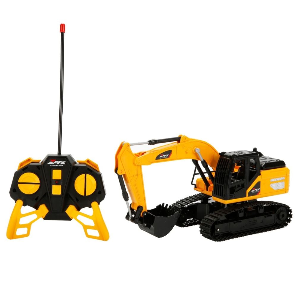 Excavator cu telecomanda si lumini, Suncon, 5 CH, 1:24