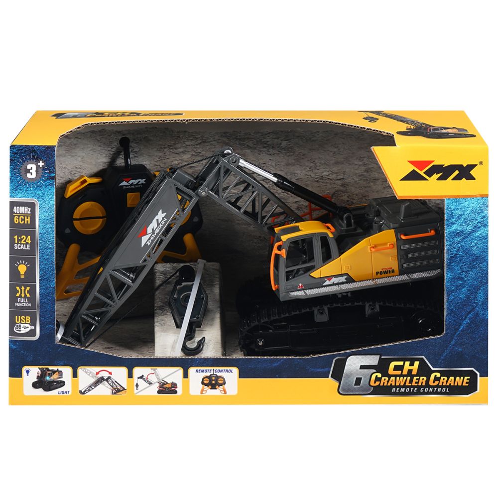 Macara cu telecomanda, Suncon, 6CH Crawler Crane, 1:24