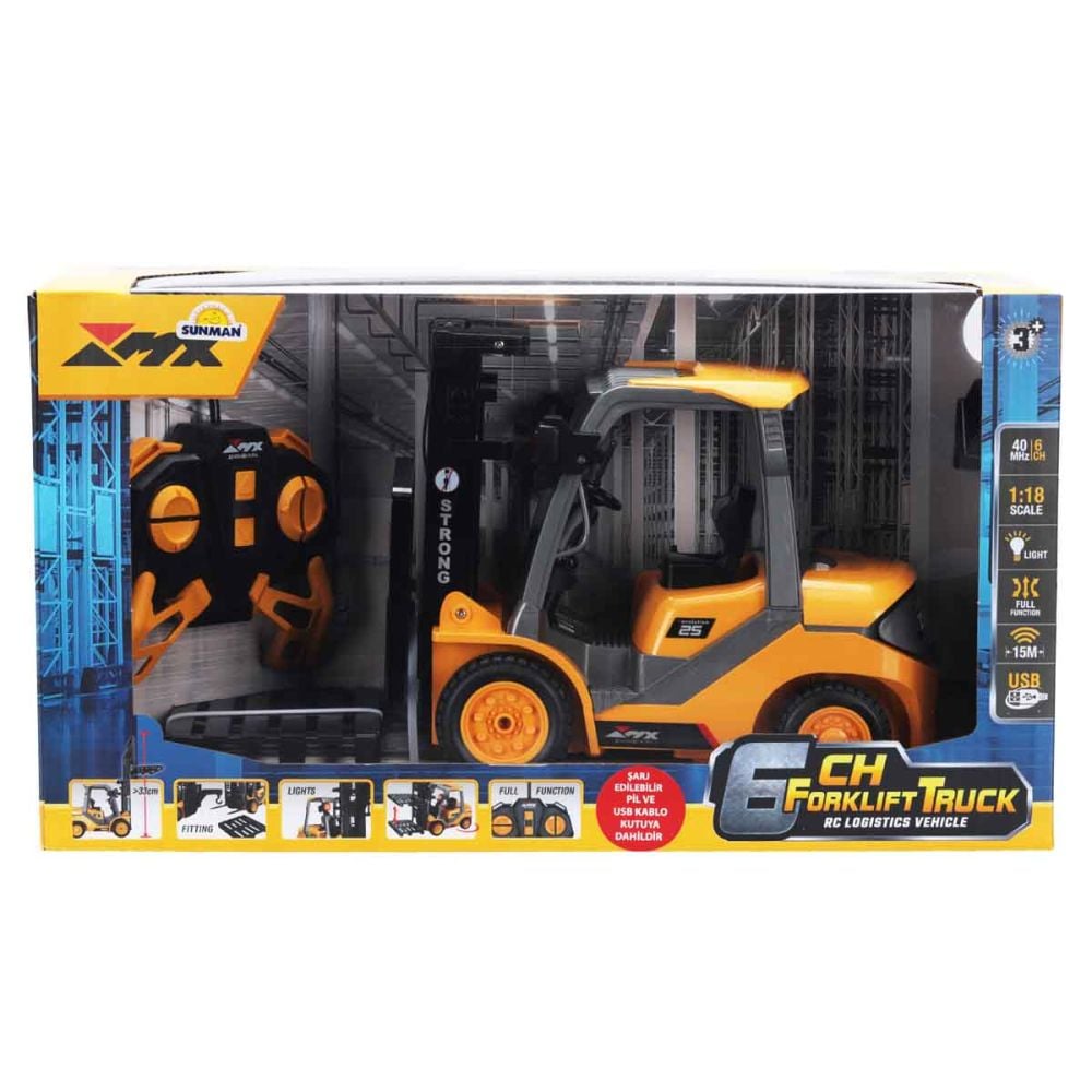 Stivuitor cu telecomanda, Suncon, 6CH Forklift Truck, 1:18