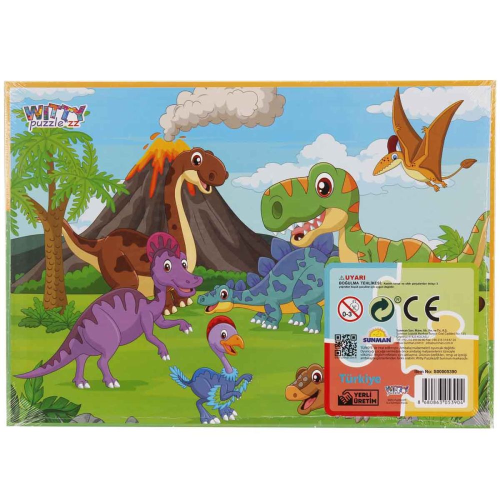 Puzzle Witty Puzzlezz, Dinozauri, 35 piese