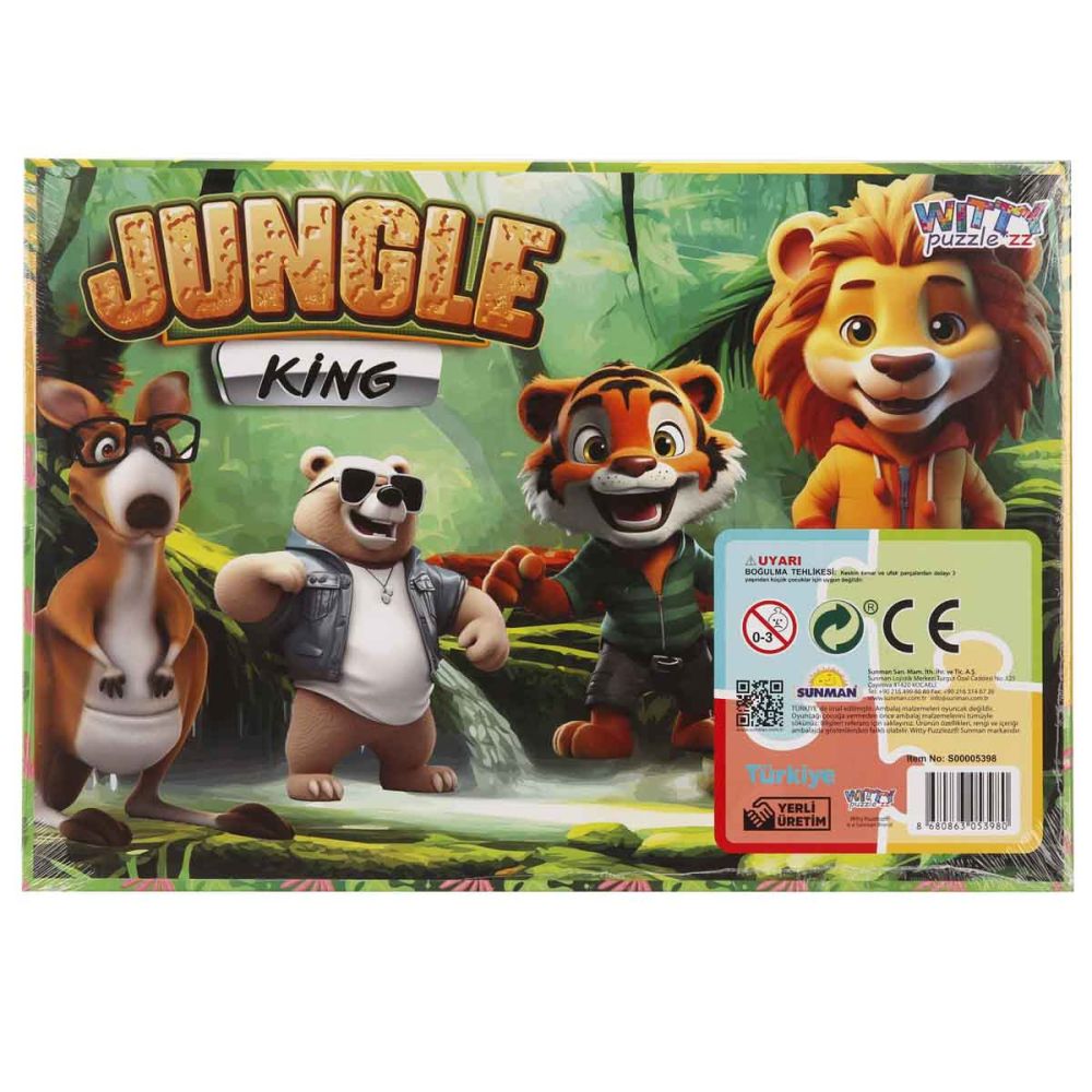 Puzzle Witty Puzzlezz, Regele junglei, 35 piese