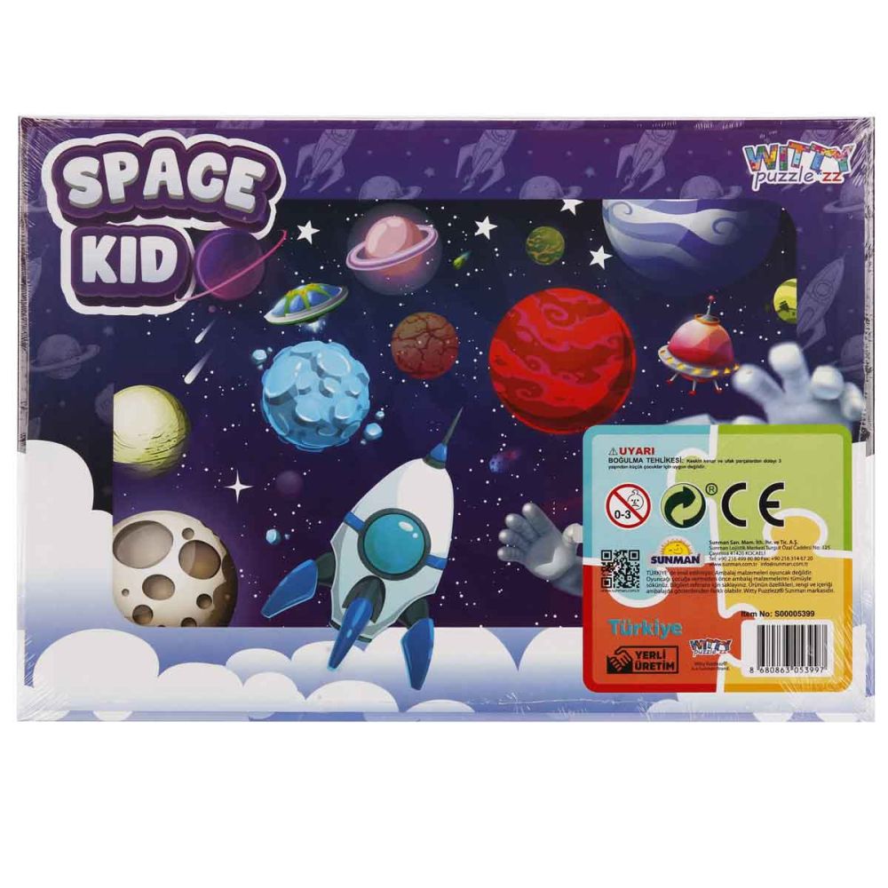 Puzzle Witty Puzzlezz, Calatorie in spatiu, 35 piese