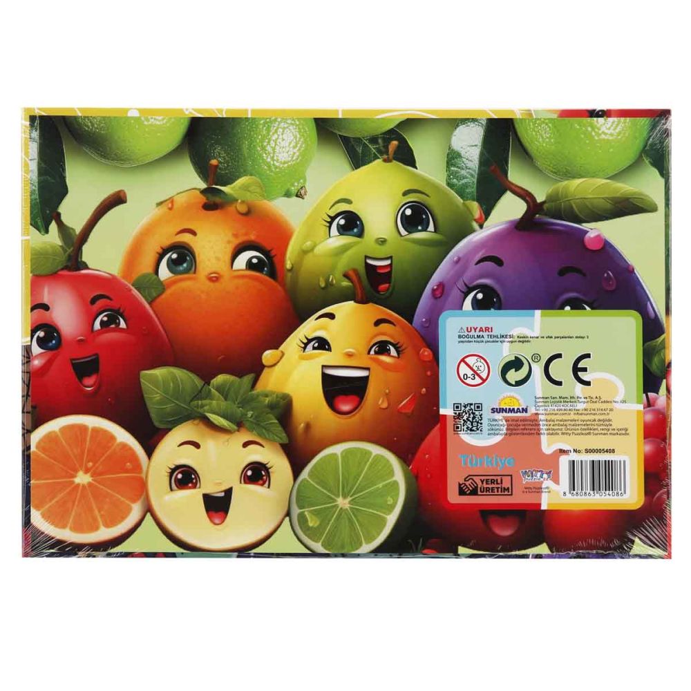 Puzzle Witty Puzzlezz, Fructe zambarete, 35 piese