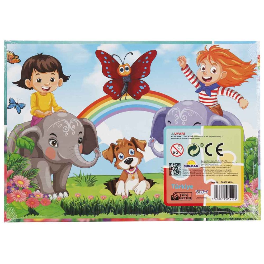Puzzle Witty Puzzlezz, Jocul elefantilor, 35 piese