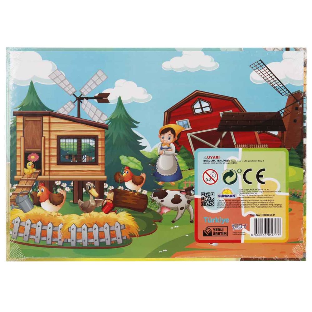 Puzzle Witty Puzzlezz, Viata la ferma, 35 piese
