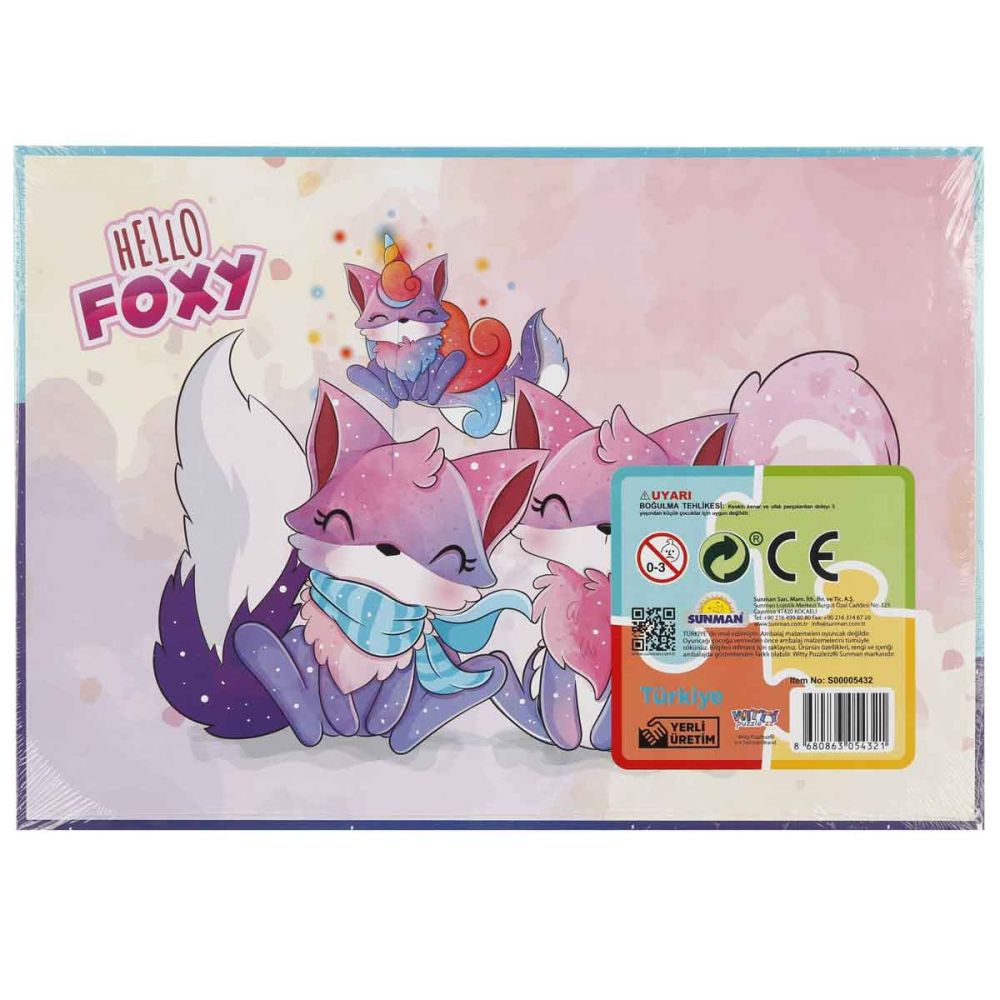 Puzzle Witty Puzzlezz, Vulpite dragute, 35 piese