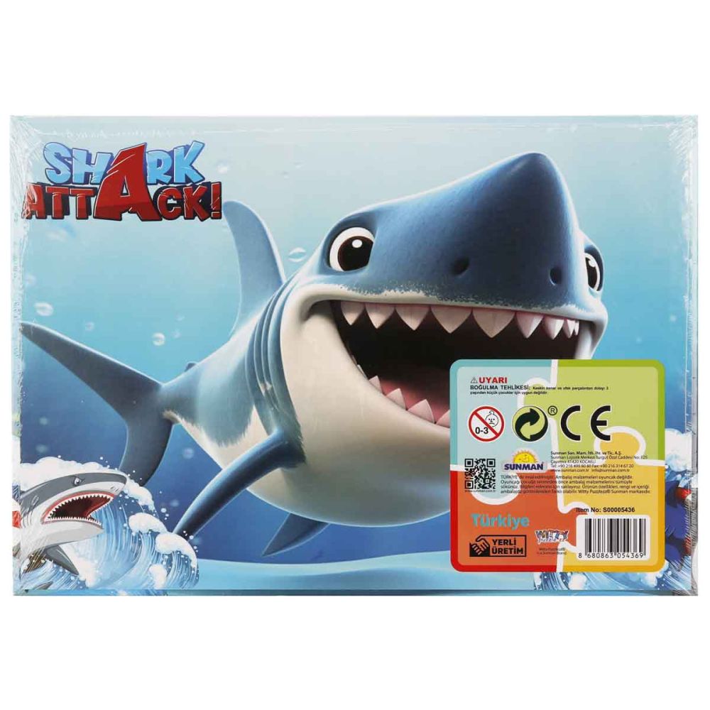 Puzzle Witty Puzzlezz, Rechin, 35 piese