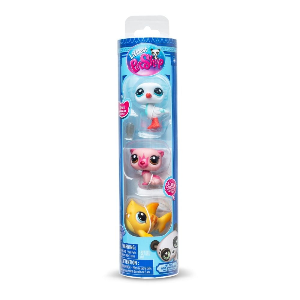 Set 3 figurine, Littlest Pet Shop, City Vibes