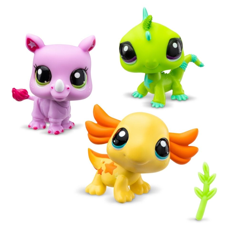 Set 3 figurine, Littlest Pet Shop, City Vibes