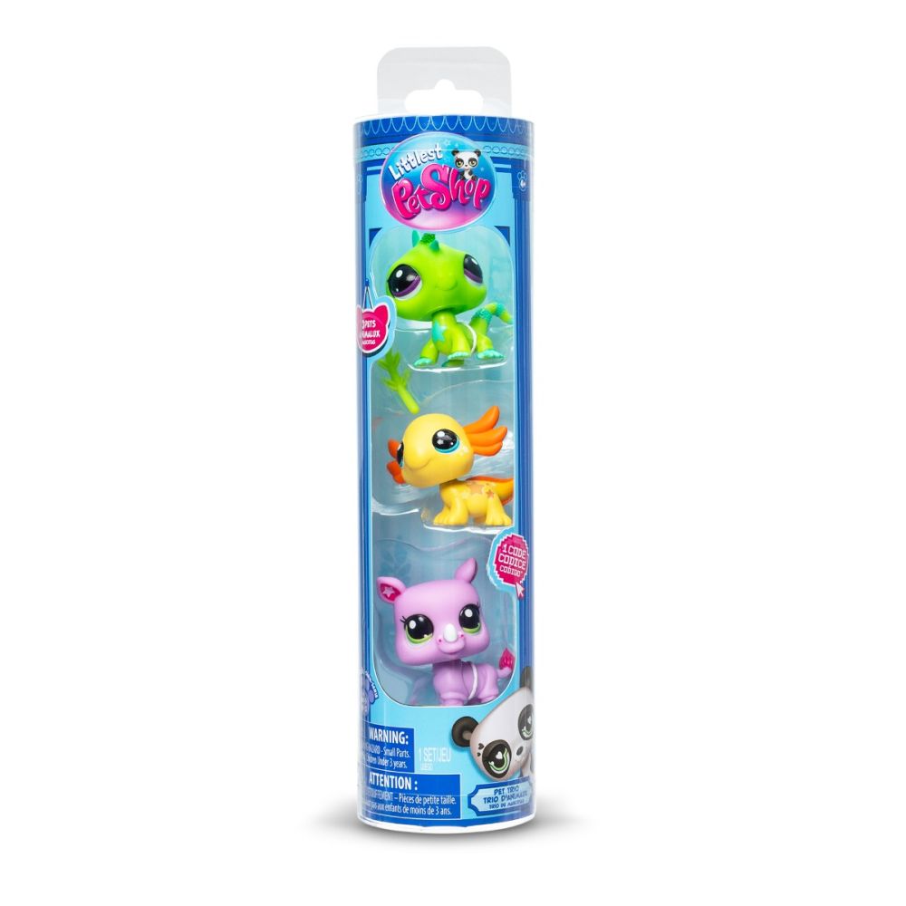Set 3 figurine, Littlest Pet Shop, City Vibes