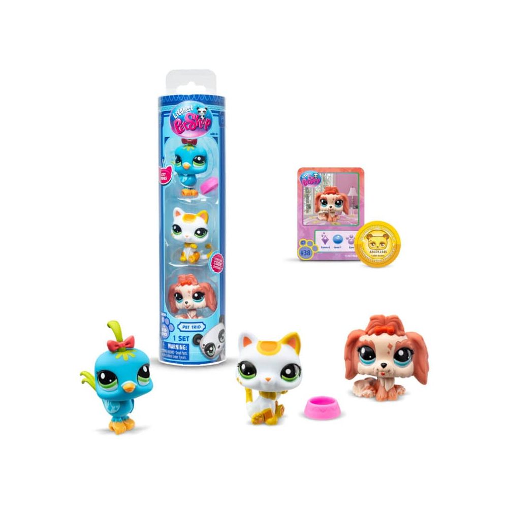 Set 3 figurine, Littlest Pet Shop, City Vibes | Noriel