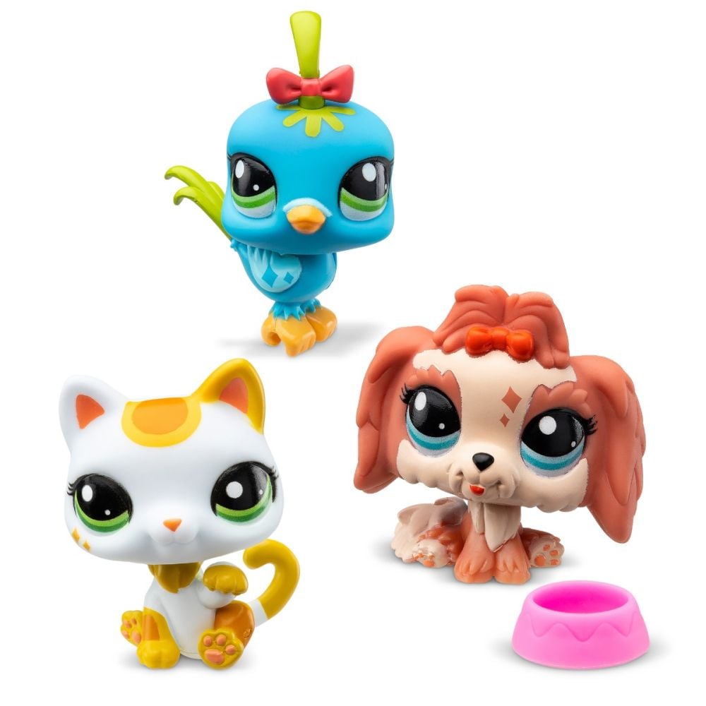 Set 3 figurine, Littlest Pet Shop, City Vibes