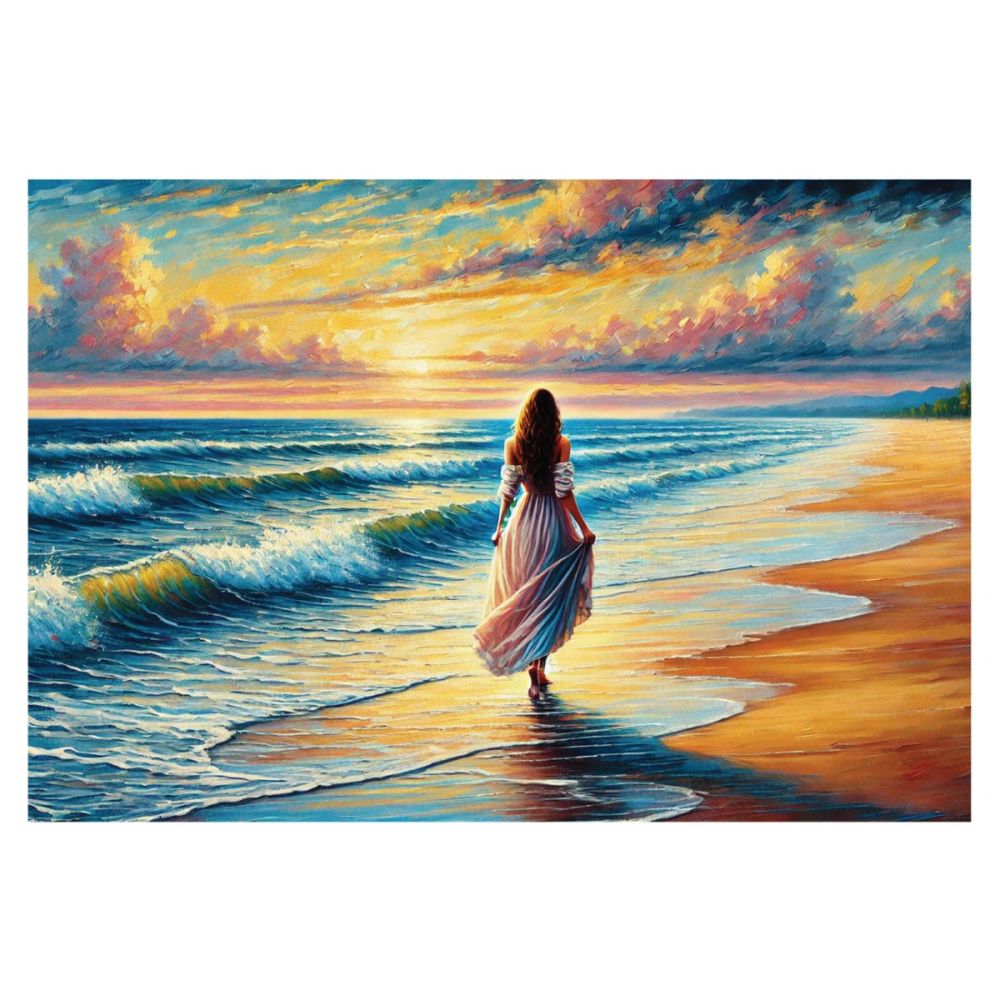 Puzzle Witty Puzzlezz, Fata pe plaja, 250 piese
