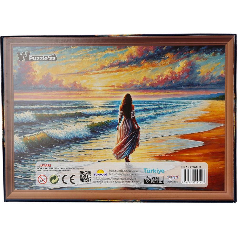 Puzzle Witty Puzzlezz, Fata pe plaja, 250 piese