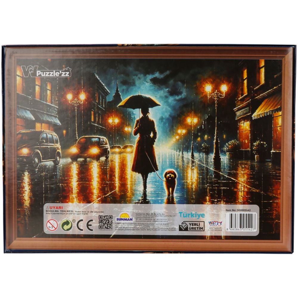Puzzle Witty Puzzlezz, Black City, 250 piese