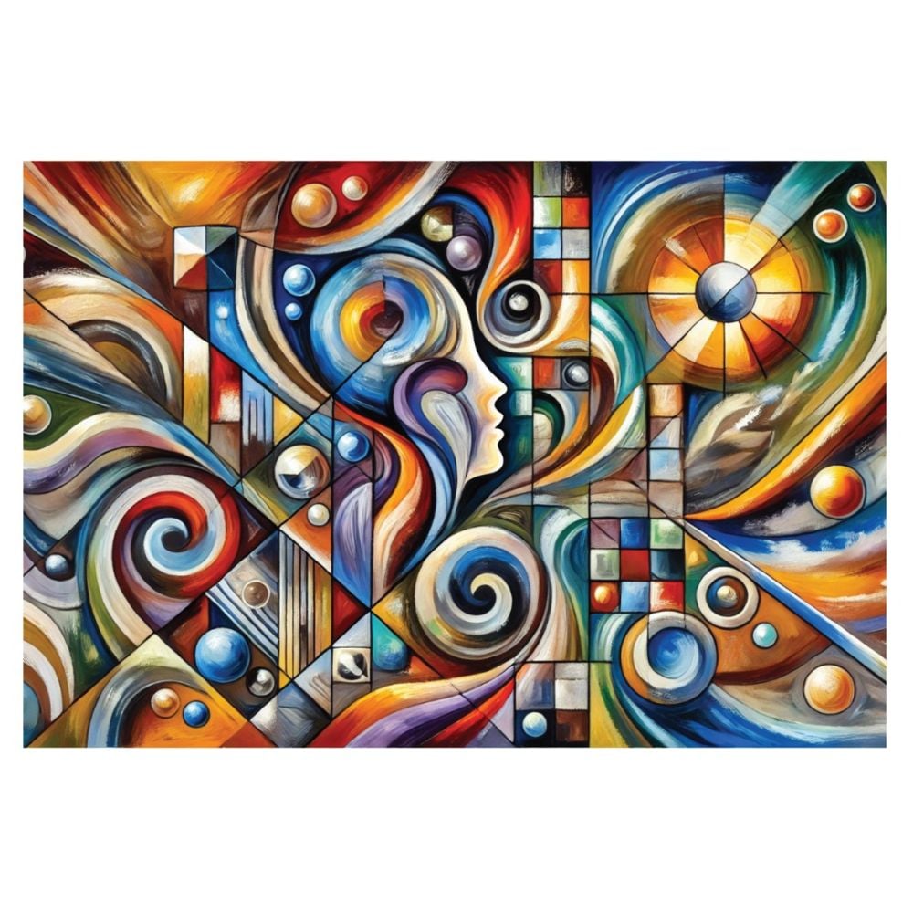 Puzzle Witty Puzzlezz, Meaningful Shapes, Arta moderna, 250 piese