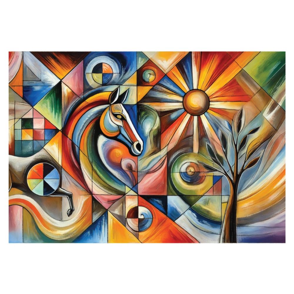 Puzzle Witty Puzzlezz, Meaningful Shapes, Armonia culorilor, 250 piese