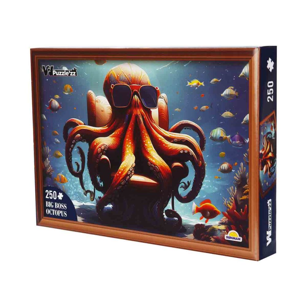 Puzzle Witty Puzzlezz, Caracatita cu ochelari, 250 piese