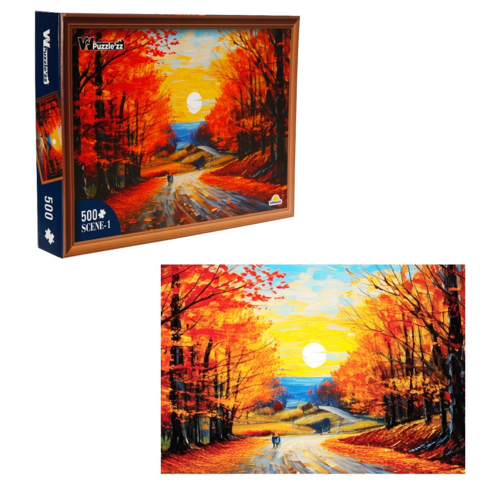 Puzzle Witty Puzzlezz, Toamna, 500 piese