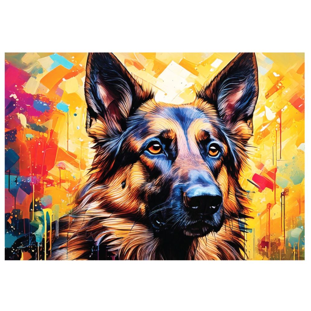 Puzzle Witty Puzzlezz, Ciobanesc German, 500 piese