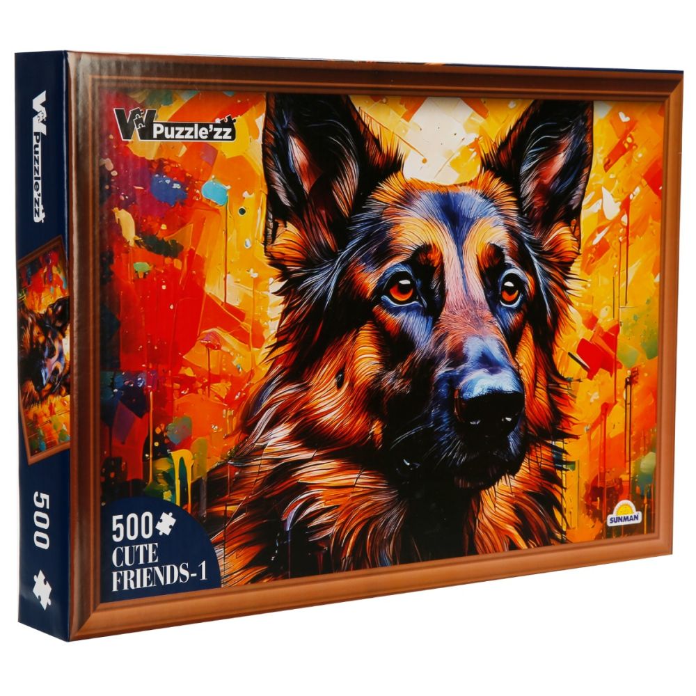Puzzle Witty Puzzlezz, Ciobanesc German, 500 piese