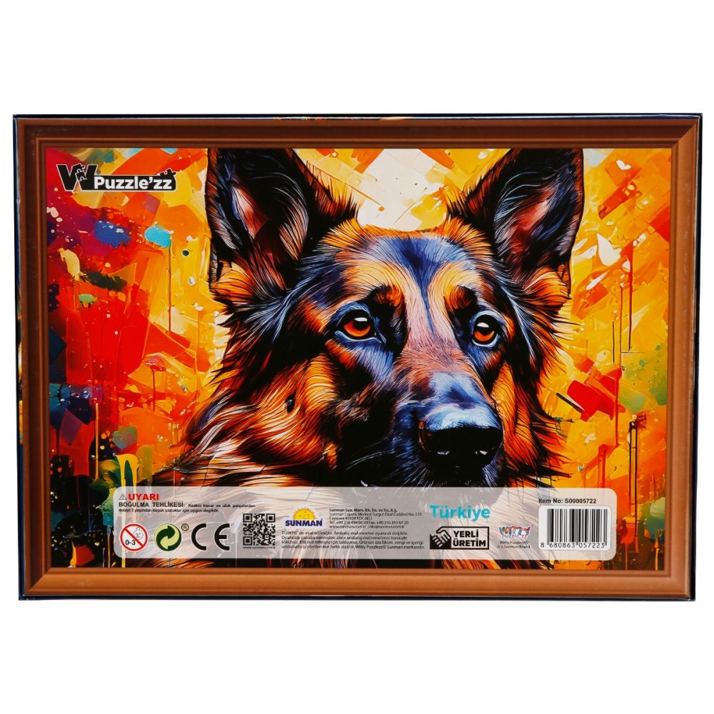 Puzzle Witty Puzzlezz, Ciobanesc German, 500 piese
