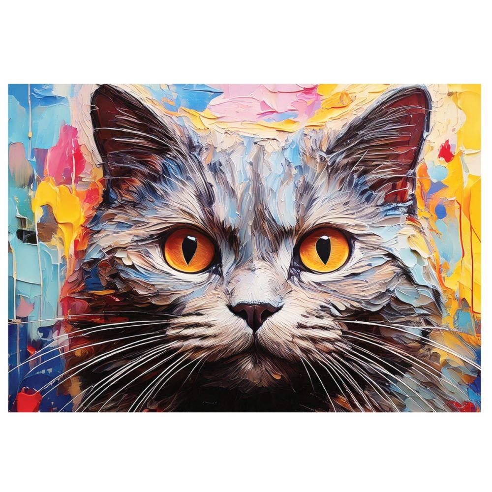 Puzzle Witty Puzzlezz, Pisica, 500 piese