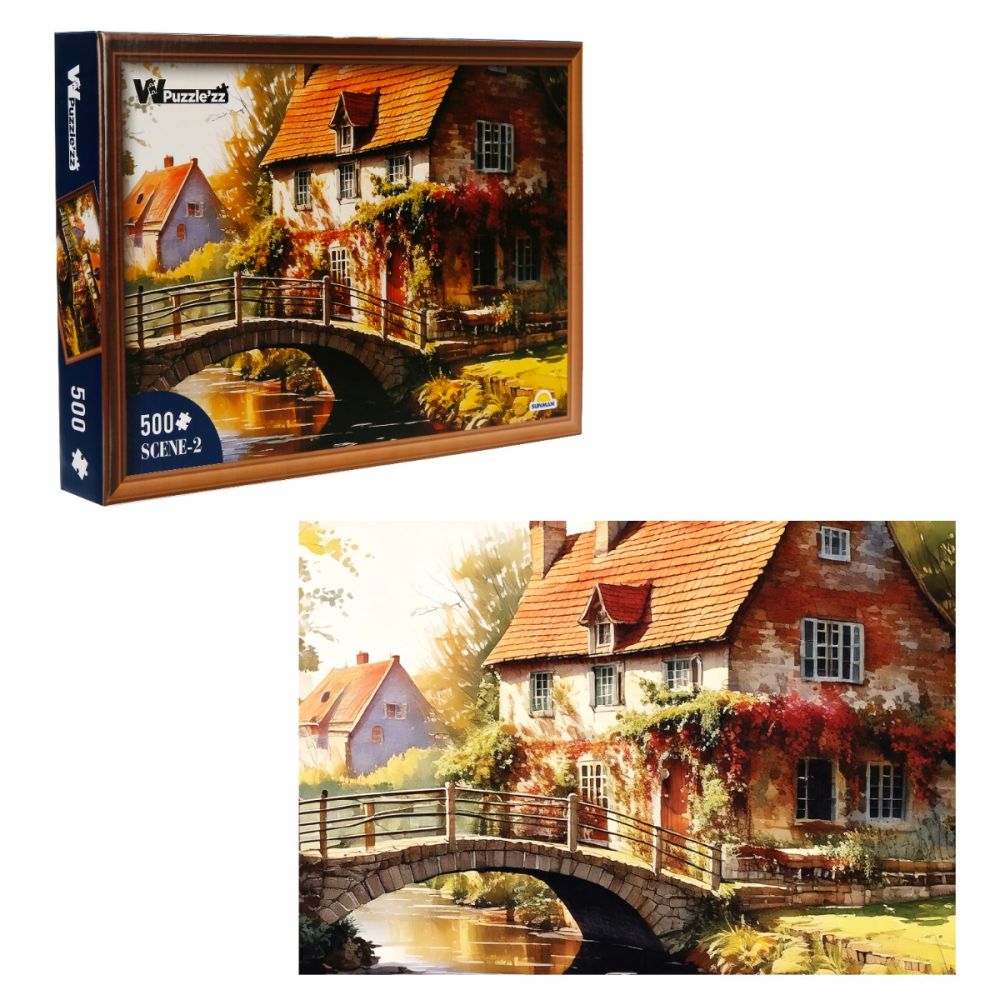 Puzzle Witty Puzzlezz, Pod si casa, 500 piese