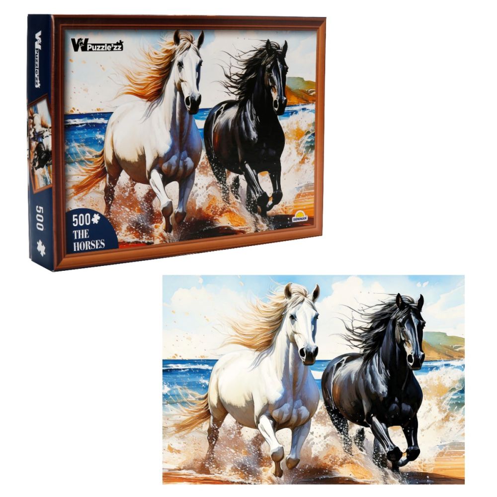 Puzzle Witty Puzzlezz, Cai, 500 piese