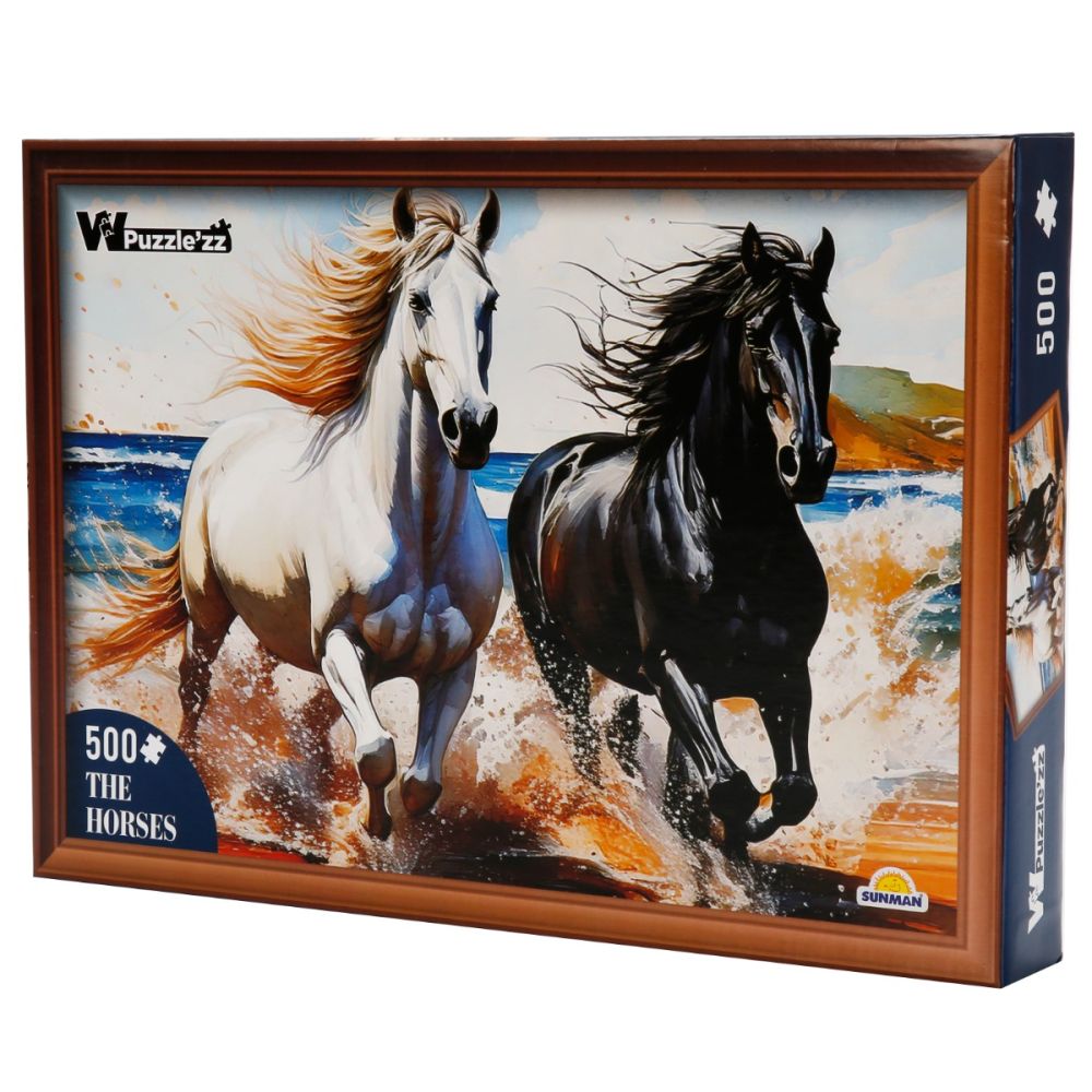 Puzzle Witty Puzzlezz, Cai, 500 piese