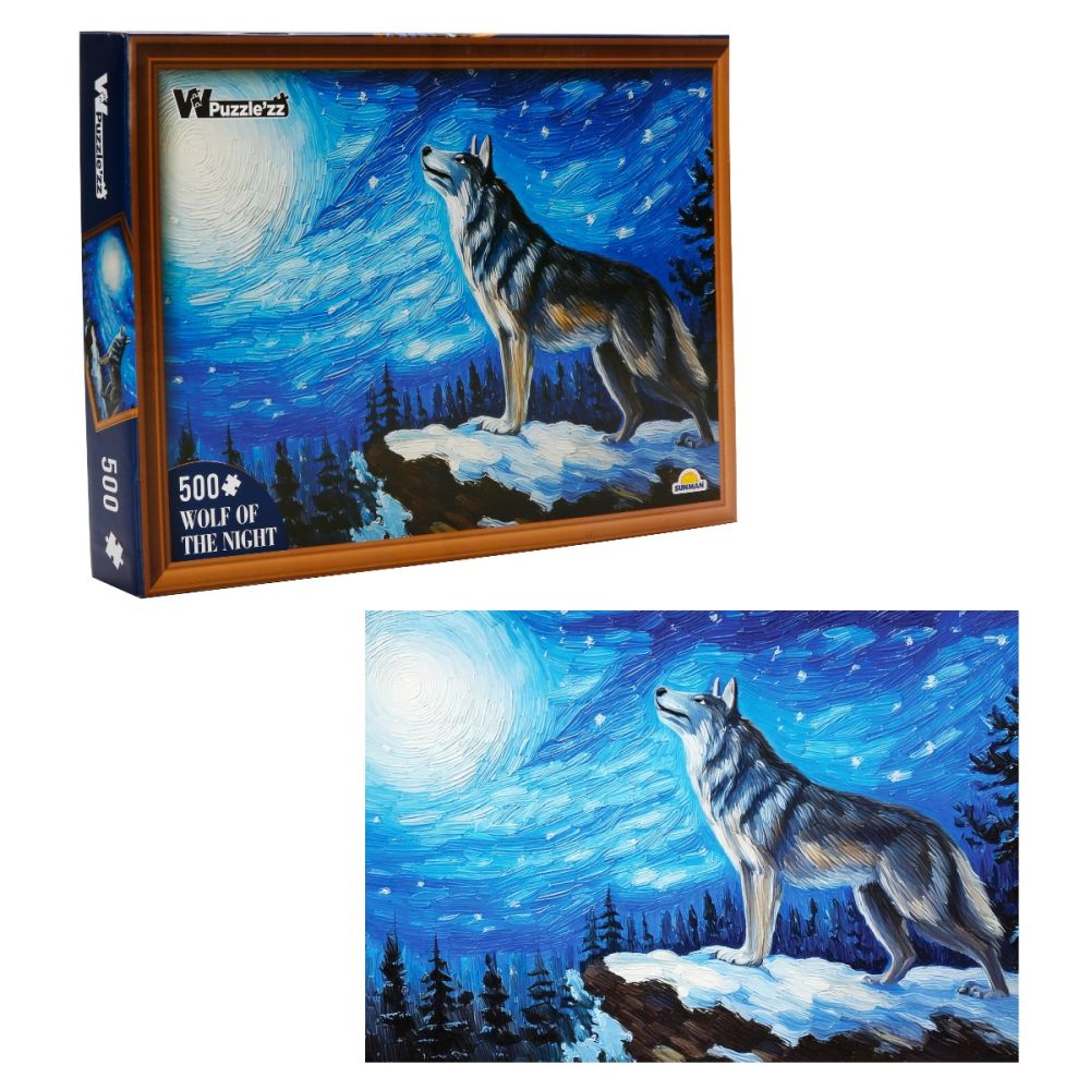 Puzzle Witty Puzzlezz, Lup, 500 piese