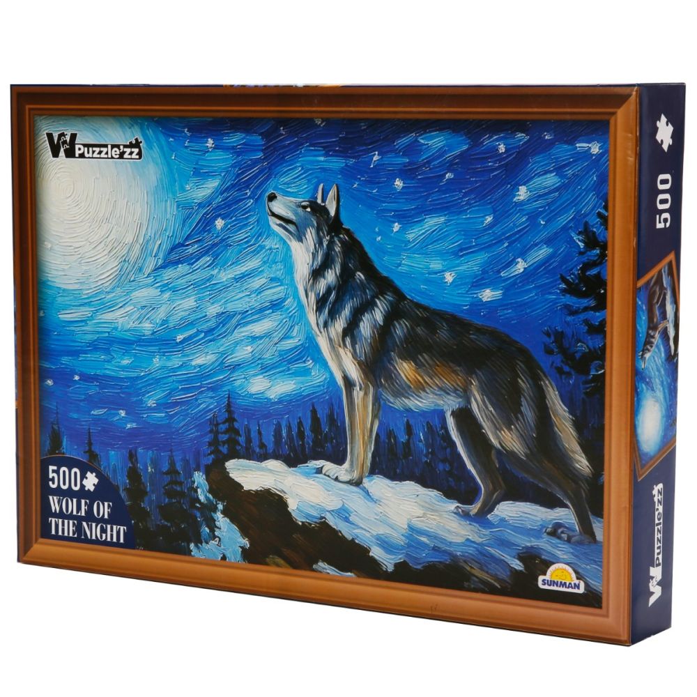 Puzzle Witty Puzzlezz, Lup, 500 piese