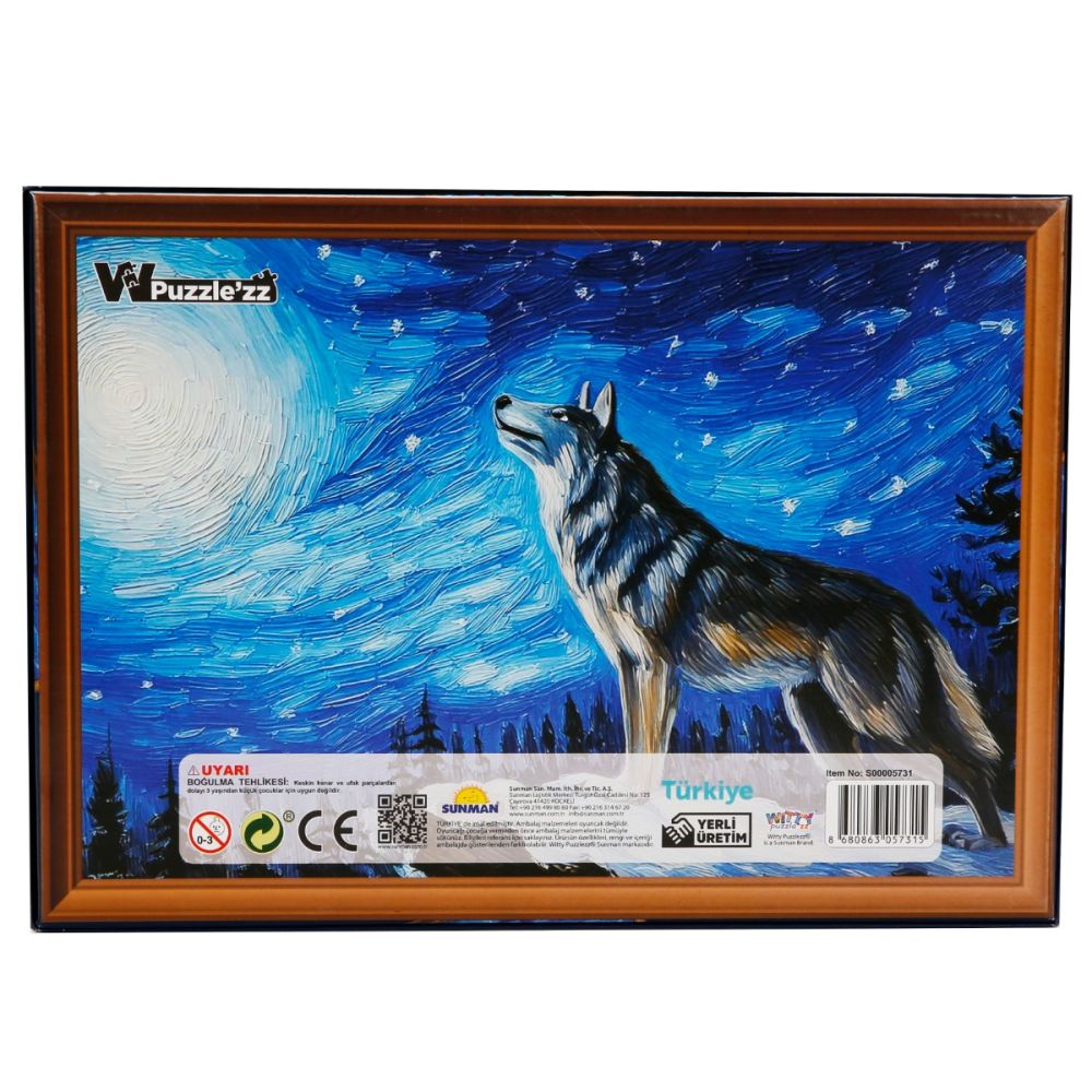 Puzzle Witty Puzzlezz, Lup, 500 piese