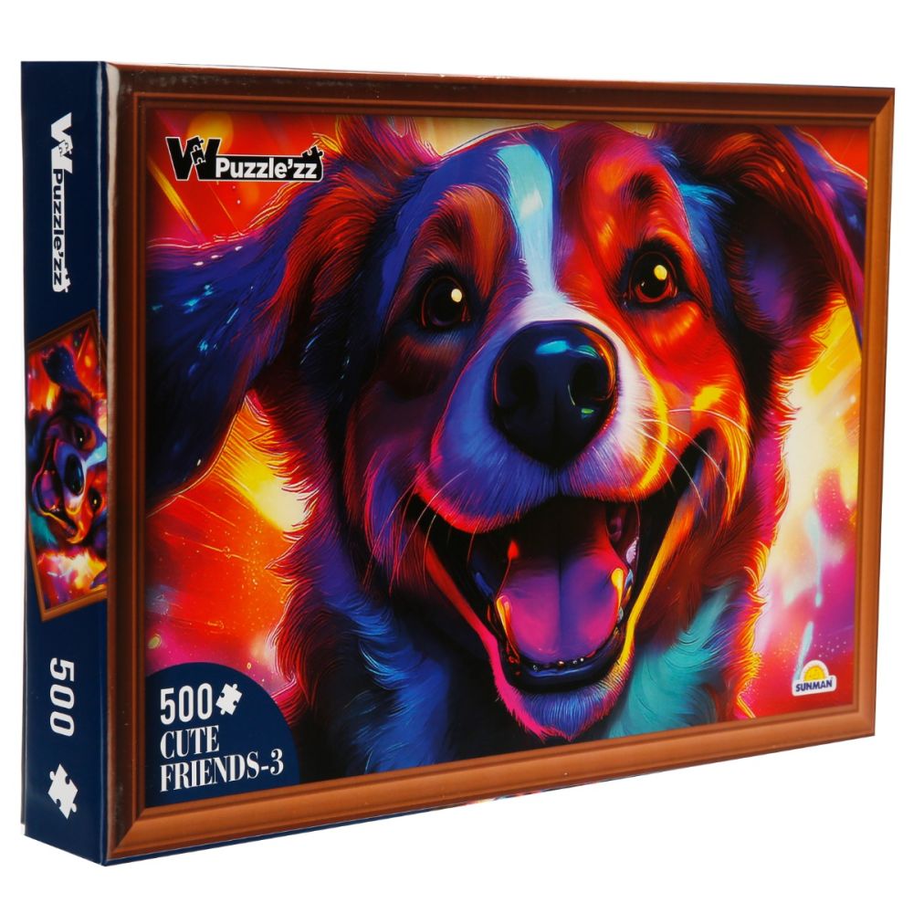 Puzzle Witty Puzzlezz, Caine, 500 piese