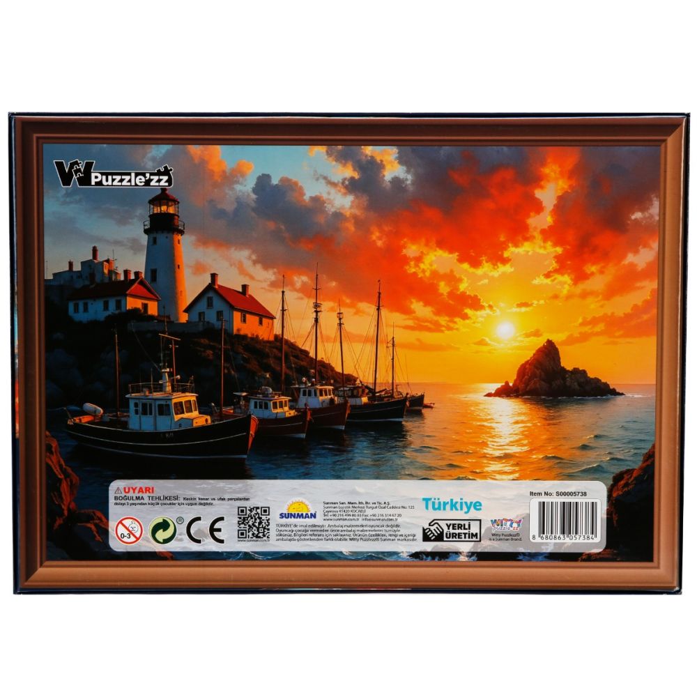 Puzzle Witty Puzzlezz, Sat pescaresc, 500 piese
