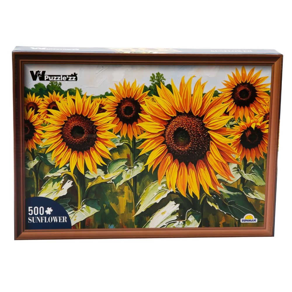 Puzzle Witty Puzzlezz, Floarea Soarelui, 500 piese