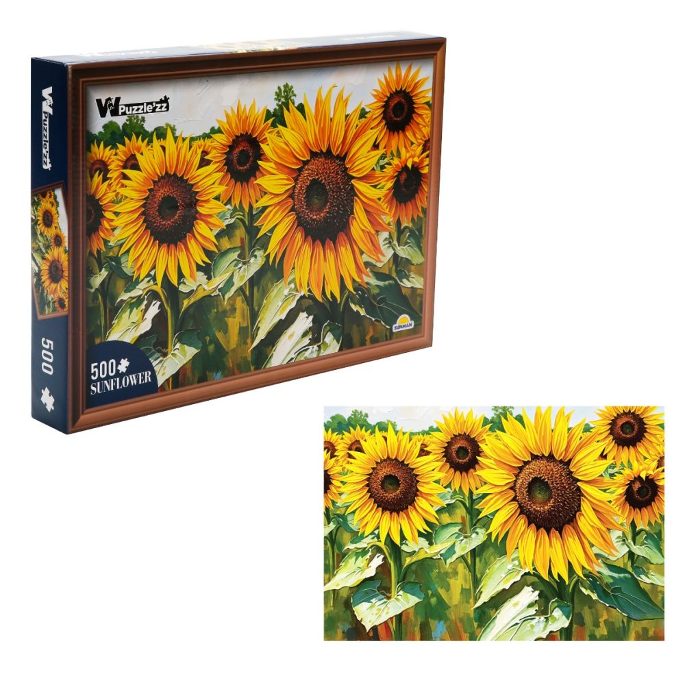 Puzzle Witty Puzzlezz, Floarea Soarelui, 500 piese