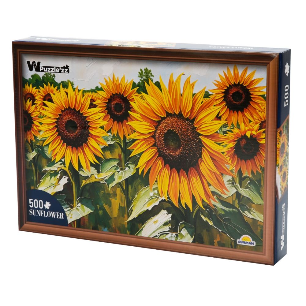 Puzzle Witty Puzzlezz, Floarea Soarelui, 500 piese