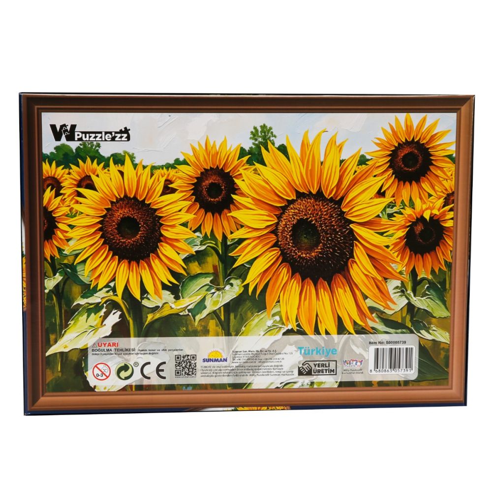 Puzzle Witty Puzzlezz, Floarea Soarelui, 500 piese