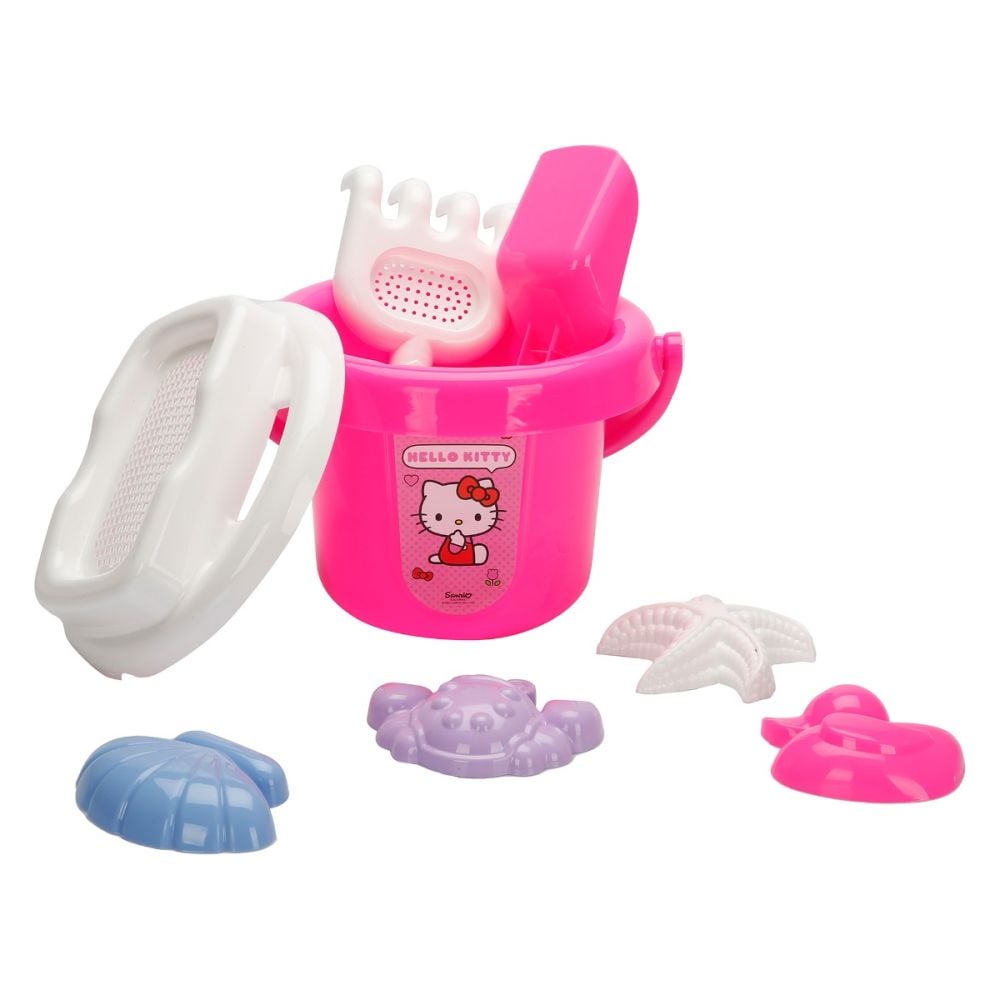 Set galetusa cu ustensile pentru plaja, Hello Kitty