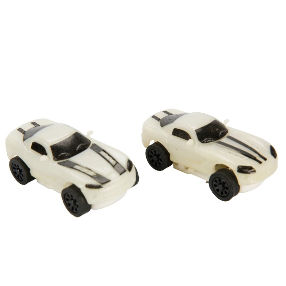 Set pista de curse cu 2 masini, Glow Racing, Slot Track, 1:64