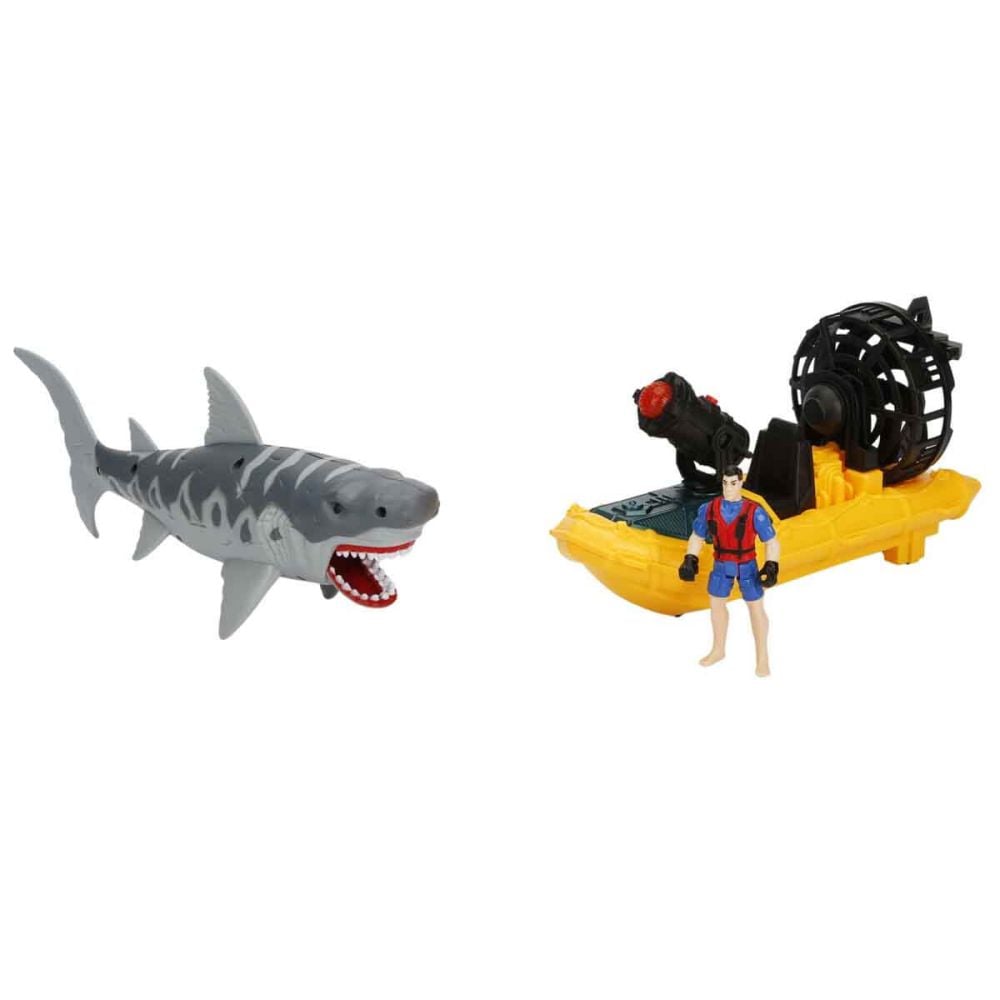 Set de joaca cu figurine, Wild Quest, Exploratorul de rechini 