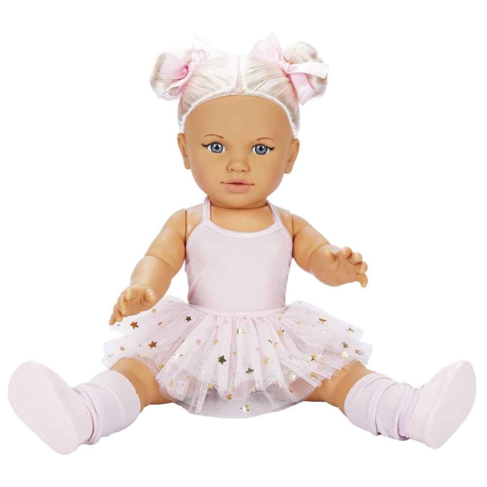Papusa Dollz And More, Tina balerina, Roz deschis, 45 cm