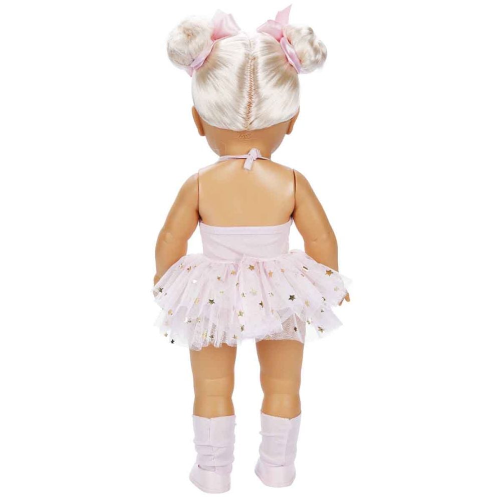 Papusa Dollz And More, Tina balerina, Roz deschis, 45 cm