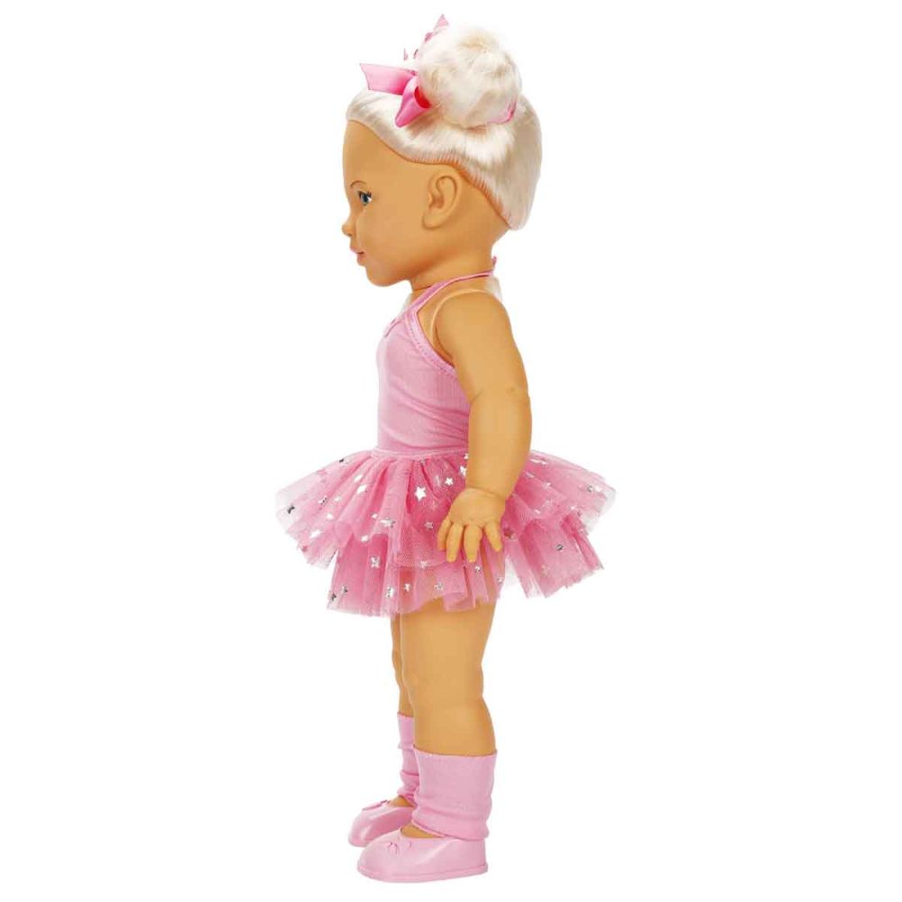 Papusa Dollz And More, Tina balerina, Roz inchis, 45 cm