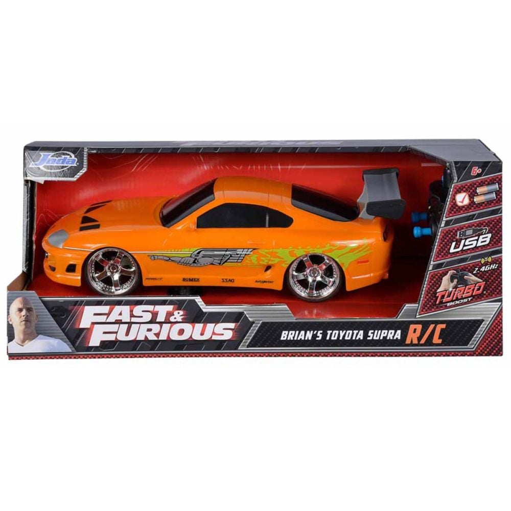 Masina cu telecomanda, Jada, Fast And Furious, Brian S Toyota Supra, 1:16