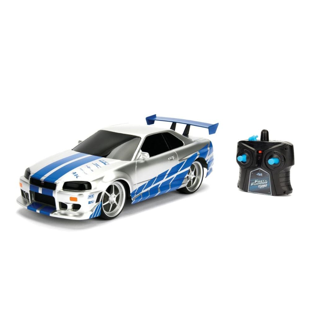 Masina cu telecomanda, Jada, Fast And Furious, Nissan Skyline GTR, 1:16