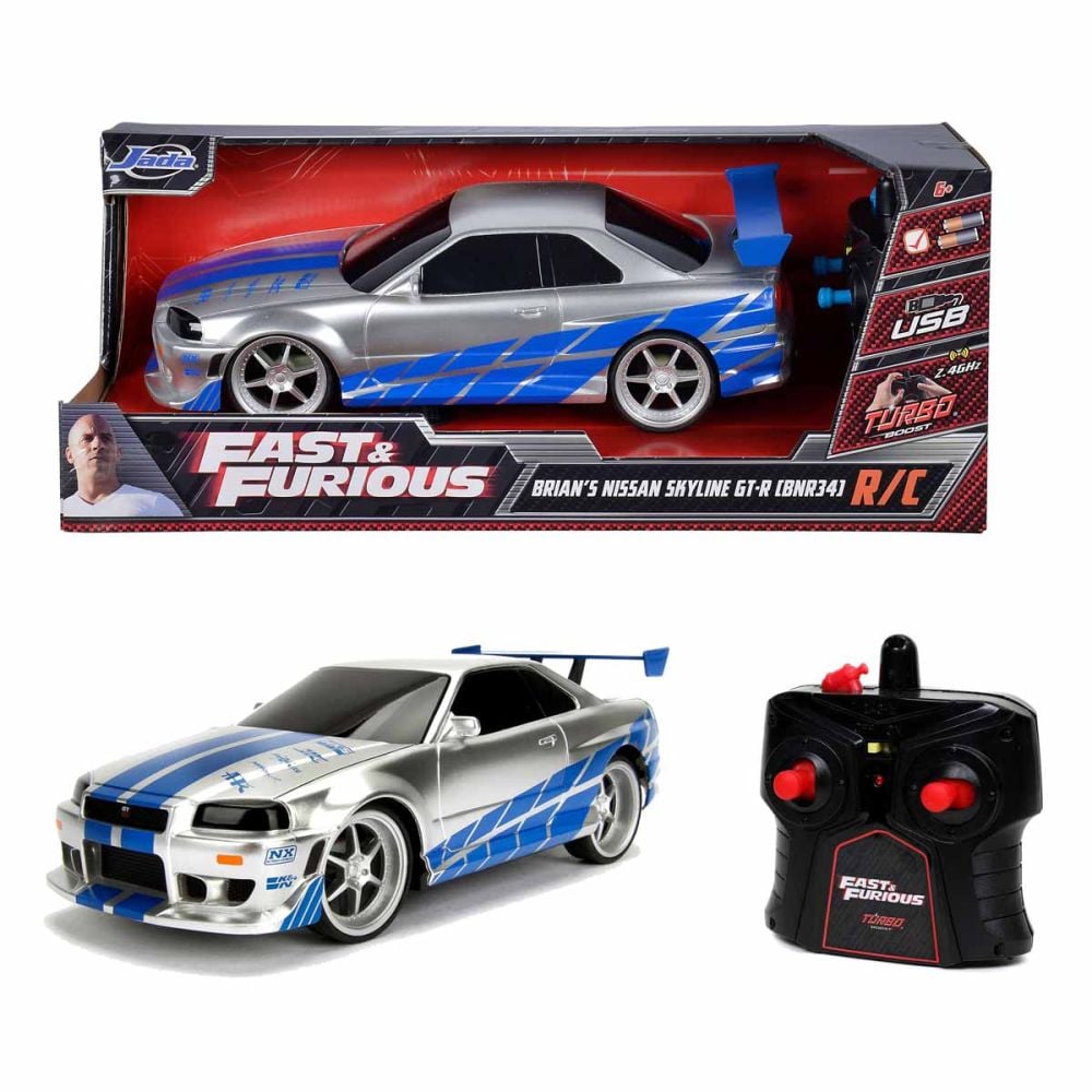 Masina cu telecomanda, Jada, Fast And Furious, Nissan Skyline GTR